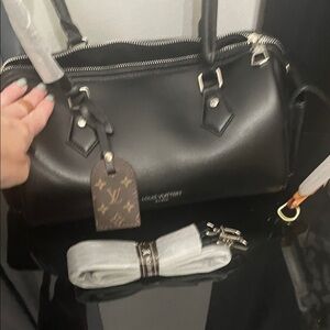 Louis Vuitton Elegant Black Satchel